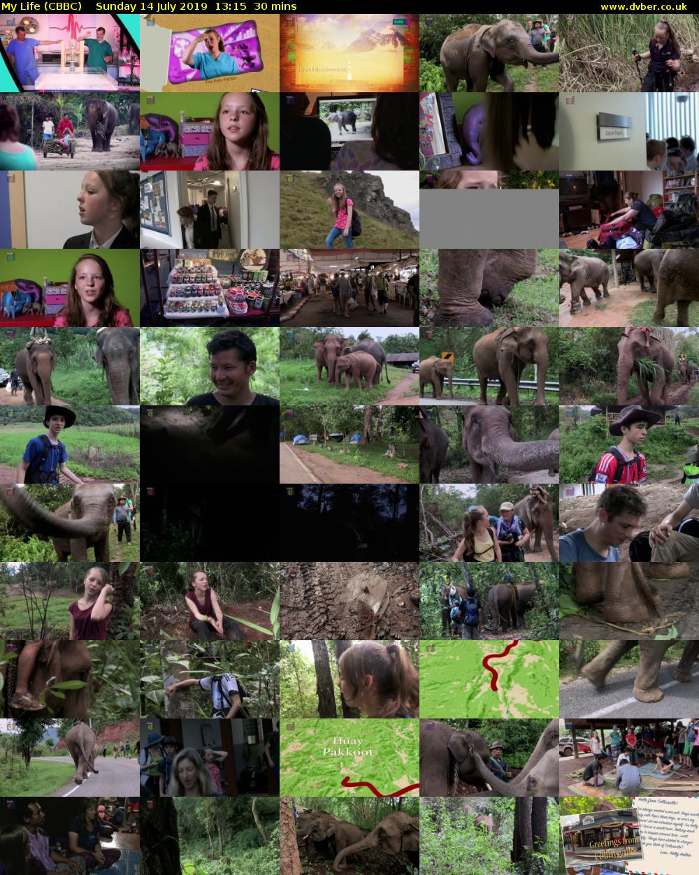 My Life (CBBC) Sunday 14 July 2019 13:15 - 13:45