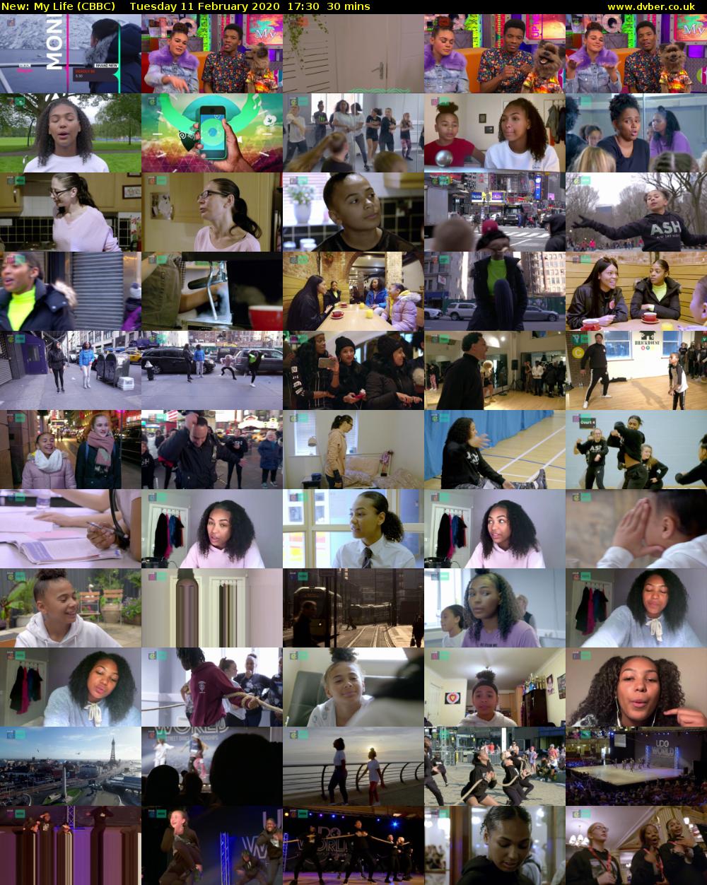 My Life (CBBC) Tuesday 11 February 2020 17:30 - 18:00