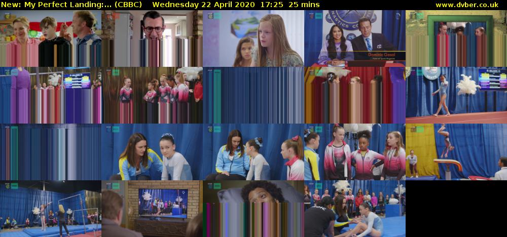 My Perfect Landing:... (CBBC) Wednesday 22 April 2020 17:25 - 17:50