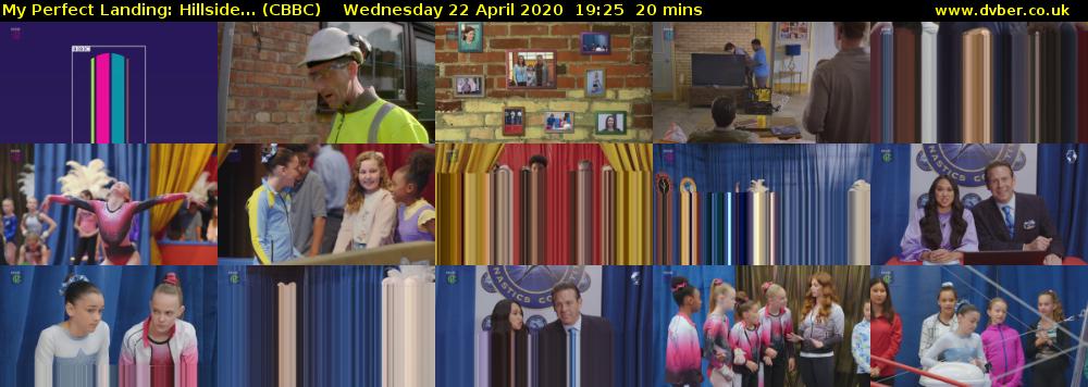 My Perfect Landing: Hillside... (CBBC) Wednesday 22 April 2020 19:25 - 19:45