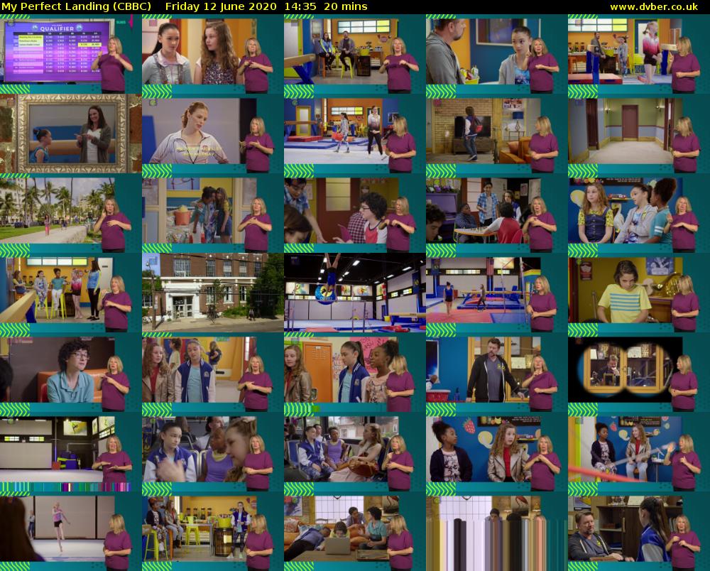 My Perfect Landing (CBBC) Friday 12 June 2020 14:35 - 14:55