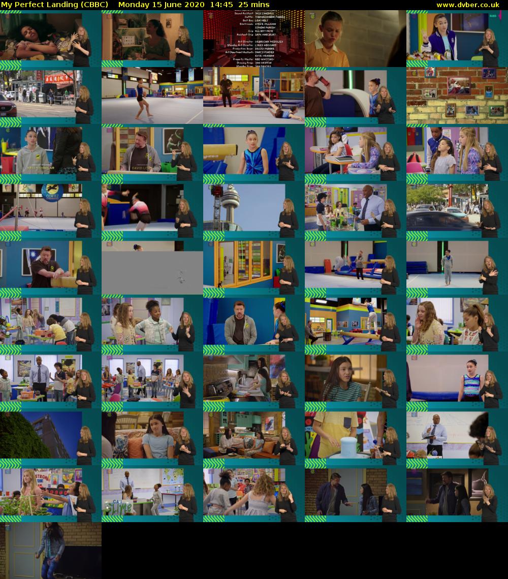 My Perfect Landing (CBBC) Monday 15 June 2020 14:45 - 15:10