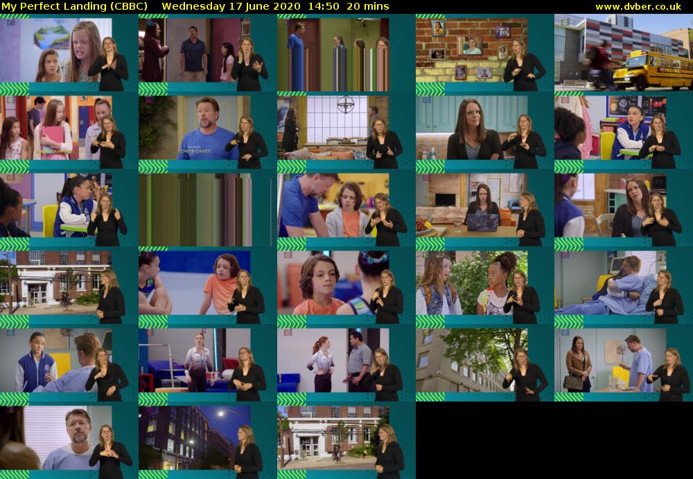 My Perfect Landing (CBBC) Wednesday 17 June 2020 14:50 - 15:10