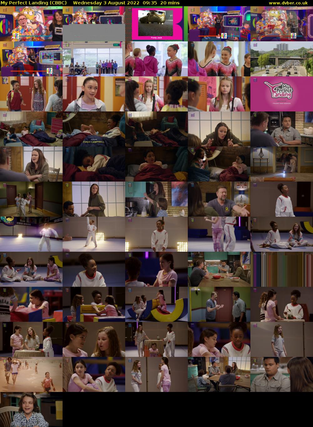 My Perfect Landing (CBBC) Wednesday 3 August 2022 09:35 - 09:55