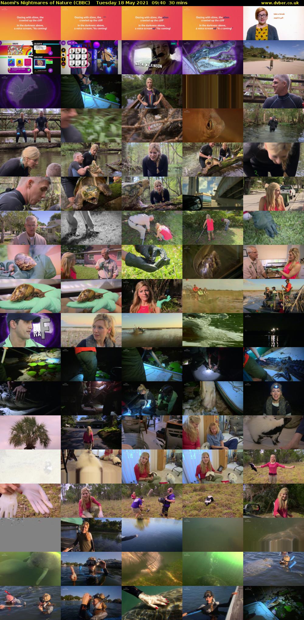 Naomi's Nightmares of Nature (CBBC) Tuesday 18 May 2021 09:40 - 10:10