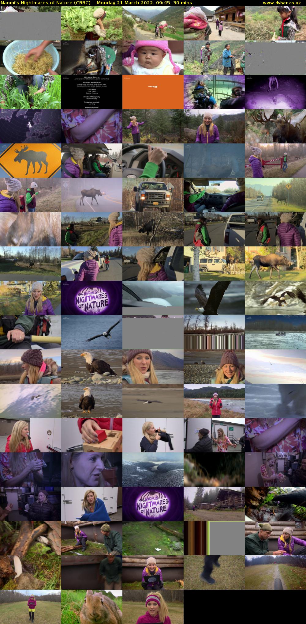 Naomi's Nightmares of Nature (CBBC) Monday 21 March 2022 09:45 - 10:15