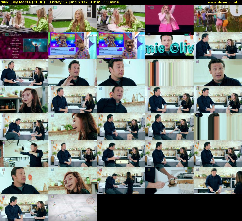 Nikki Lilly Meets (CBBC) Friday 17 June 2022 18:45 - 18:58