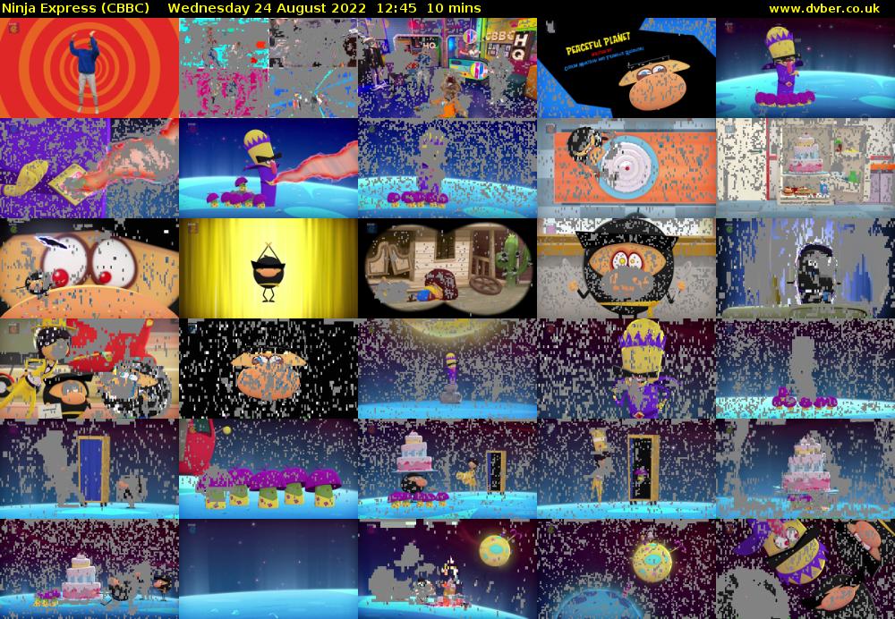 Ninja Express (CBBC) Wednesday 24 August 2022 12:45 - 12:55