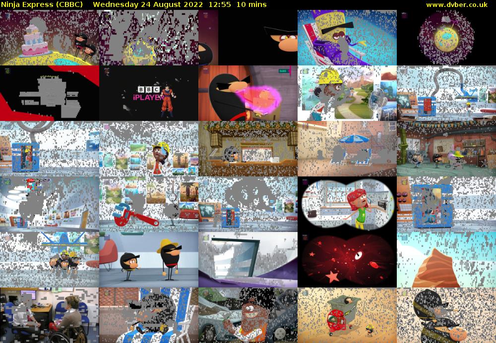 Ninja Express (CBBC) Wednesday 24 August 2022 12:55 - 13:05