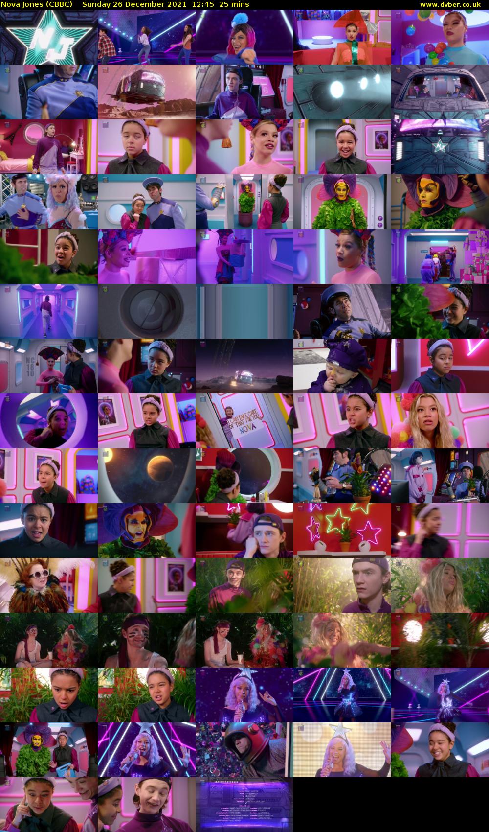 Nova Jones (CBBC) Sunday 26 December 2021 12:45 - 13:10