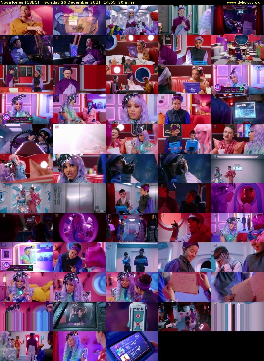 Nova Jones (CBBC) Sunday 26 December 2021 14:05 - 14:25