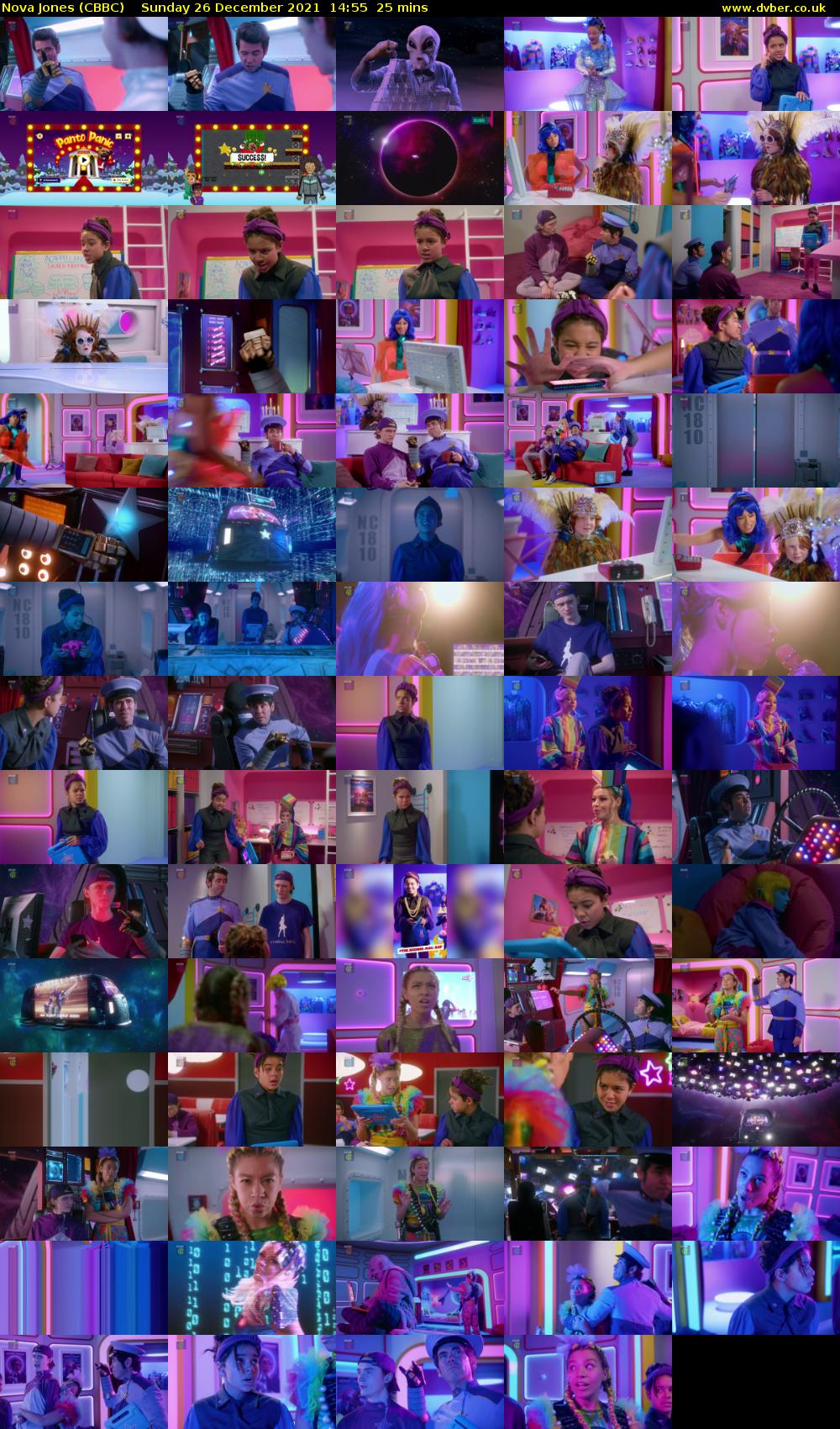 Nova Jones (CBBC) Sunday 26 December 2021 14:55 - 15:20