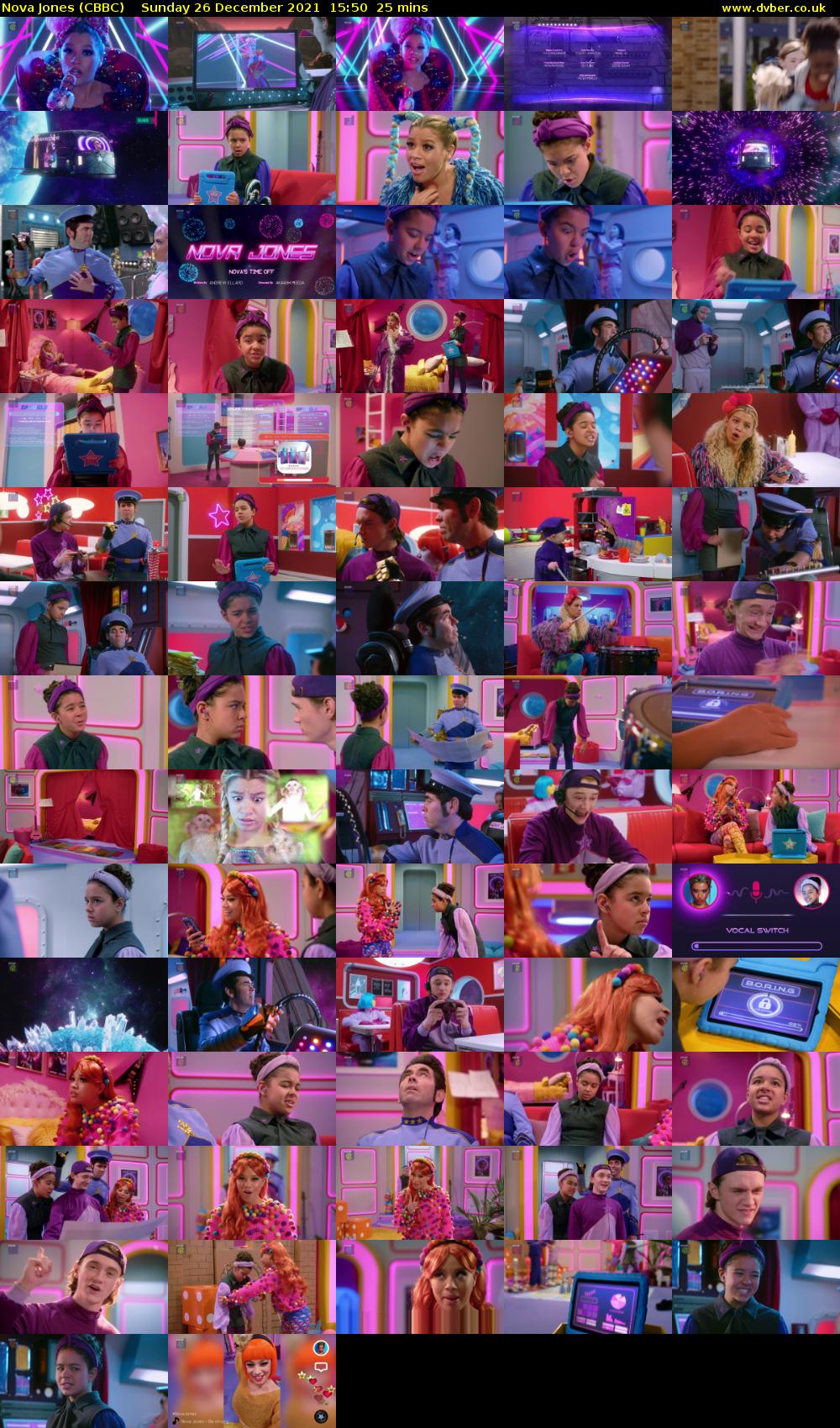 Nova Jones (CBBC) Sunday 26 December 2021 15:50 - 16:15