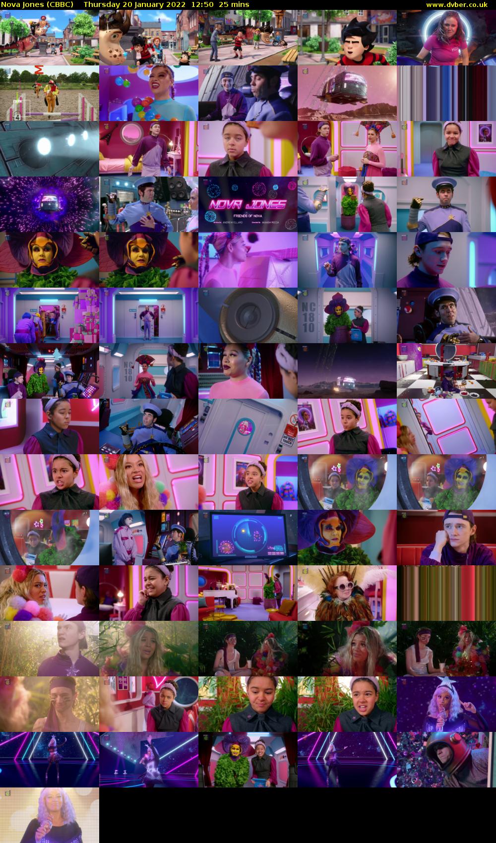 Nova Jones (CBBC) Thursday 20 January 2022 12:50 - 13:15