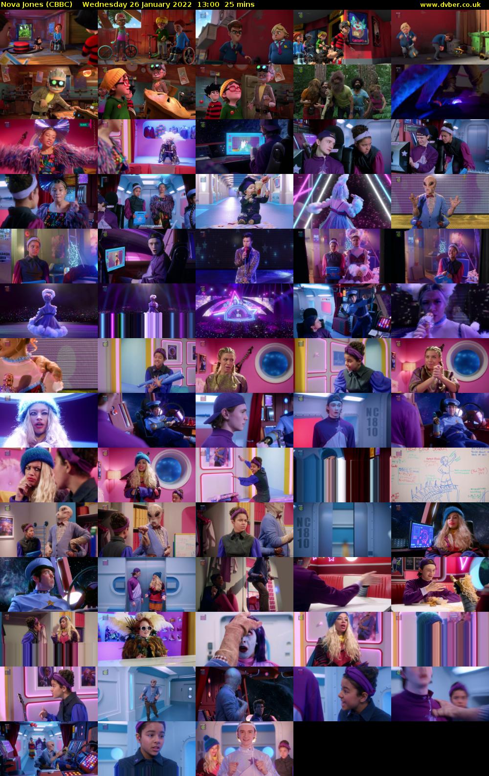 Nova Jones (CBBC) Wednesday 26 January 2022 13:00 - 13:25