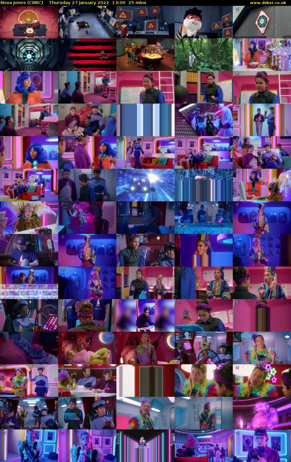 Nova Jones (CBBC) Thursday 27 January 2022 13:00 - 13:25