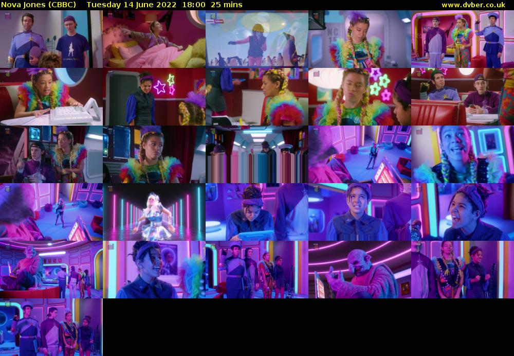 Nova Jones (CBBC) Tuesday 14 June 2022 18:00 - 18:25