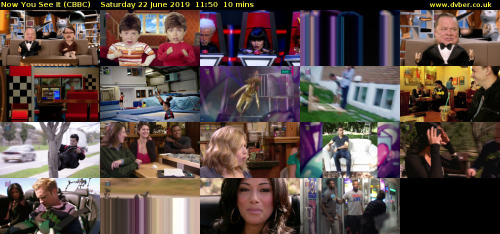 Now You See It (CBBC) Saturday 22 June 2019 11:50 - 12:00
