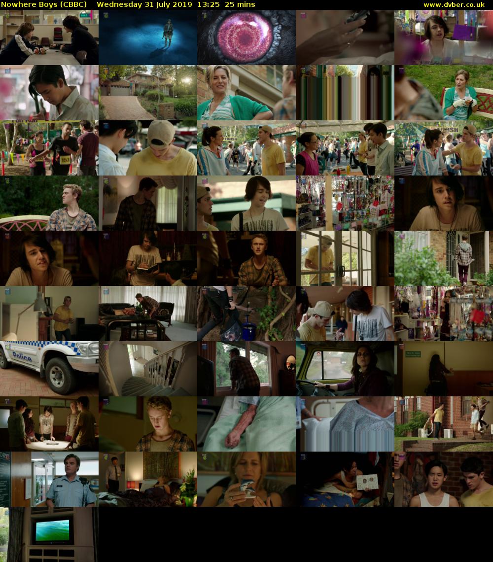Nowhere Boys (CBBC) Wednesday 31 July 2019 13:25 - 13:50