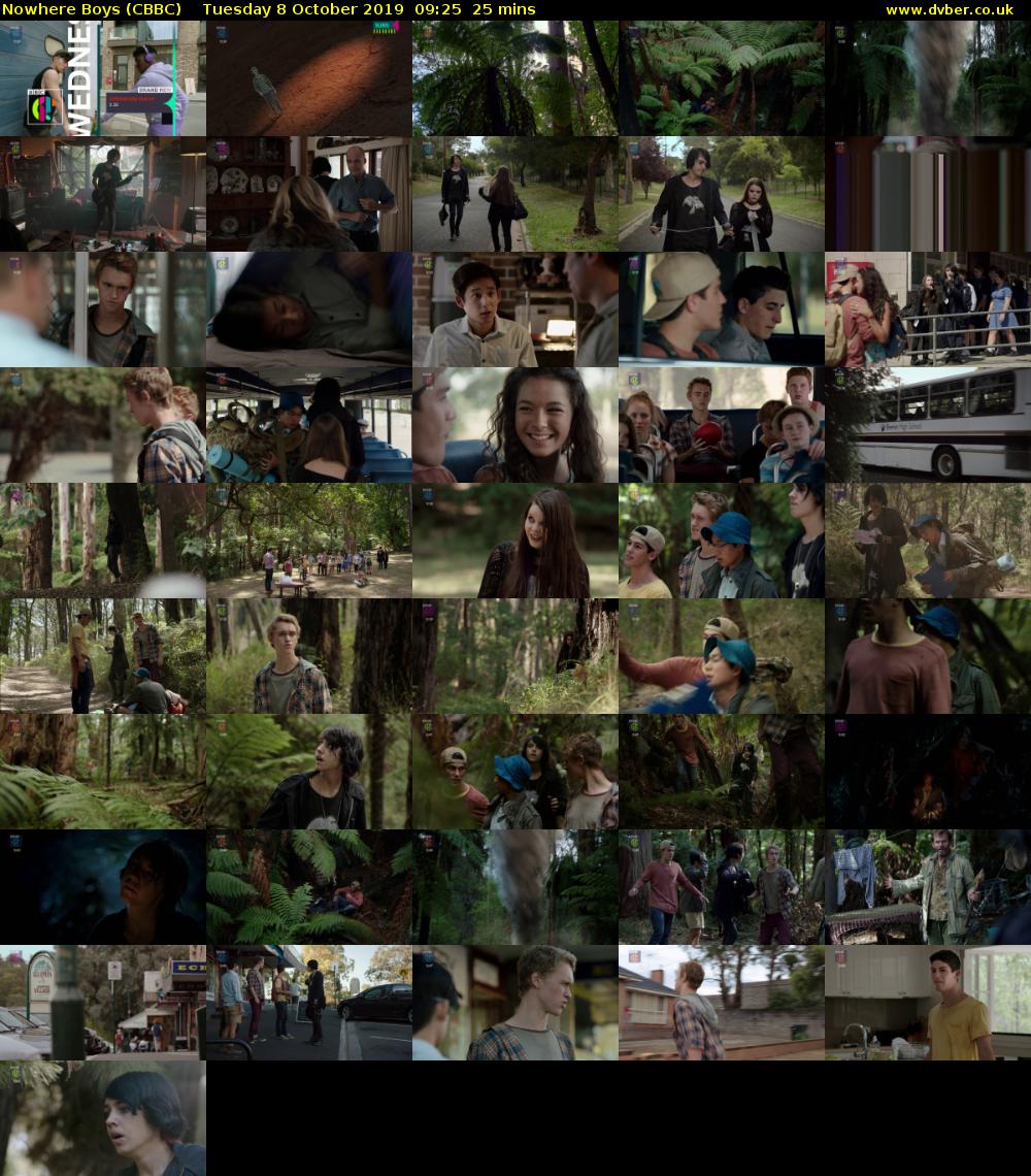 Nowhere Boys (CBBC) Tuesday 8 October 2019 09:25 - 09:50