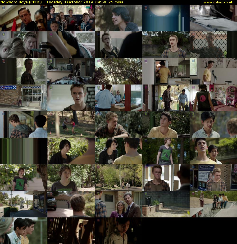 Nowhere Boys (CBBC) Tuesday 8 October 2019 09:50 - 10:15