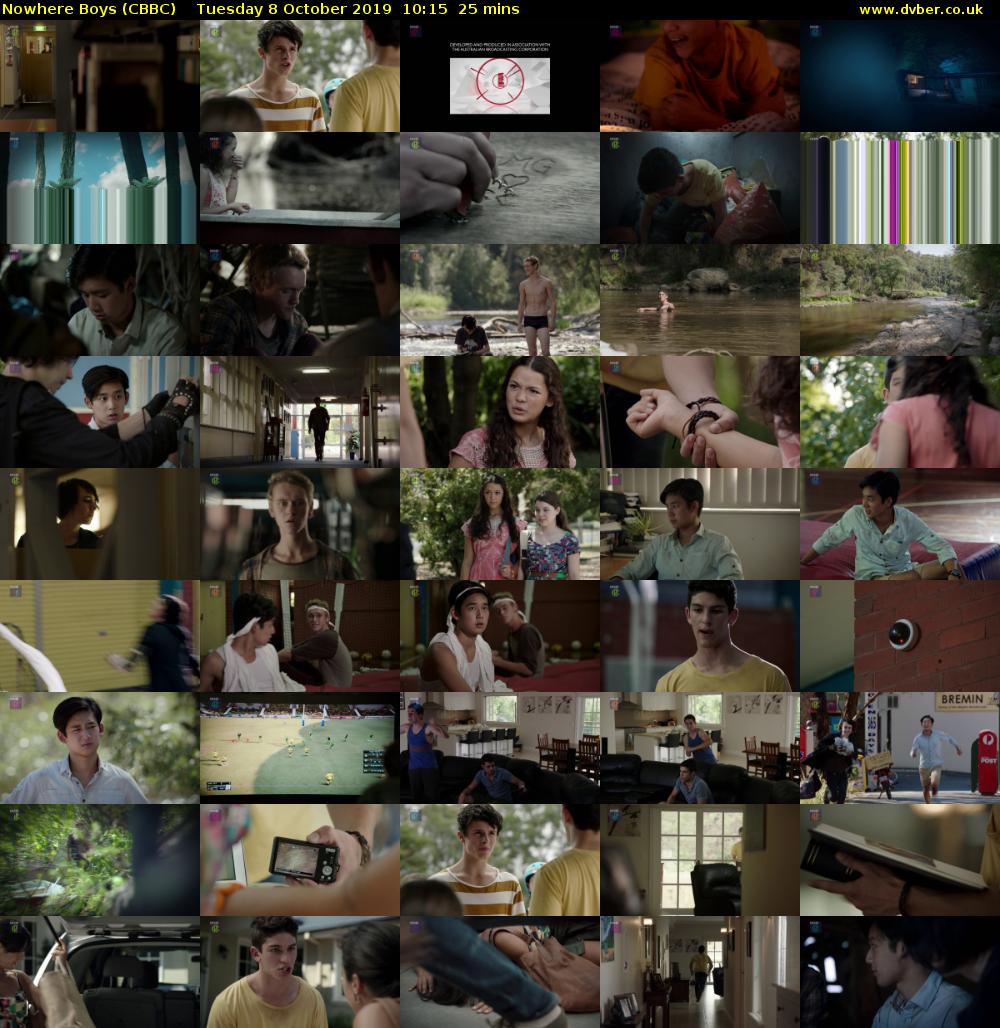 Nowhere Boys (CBBC) Tuesday 8 October 2019 10:15 - 10:40