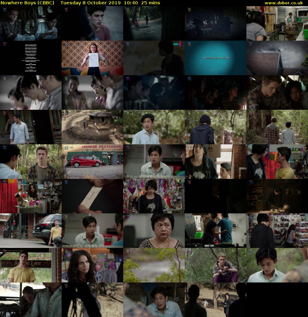 Nowhere Boys (CBBC) Tuesday 8 October 2019 10:40 - 11:05