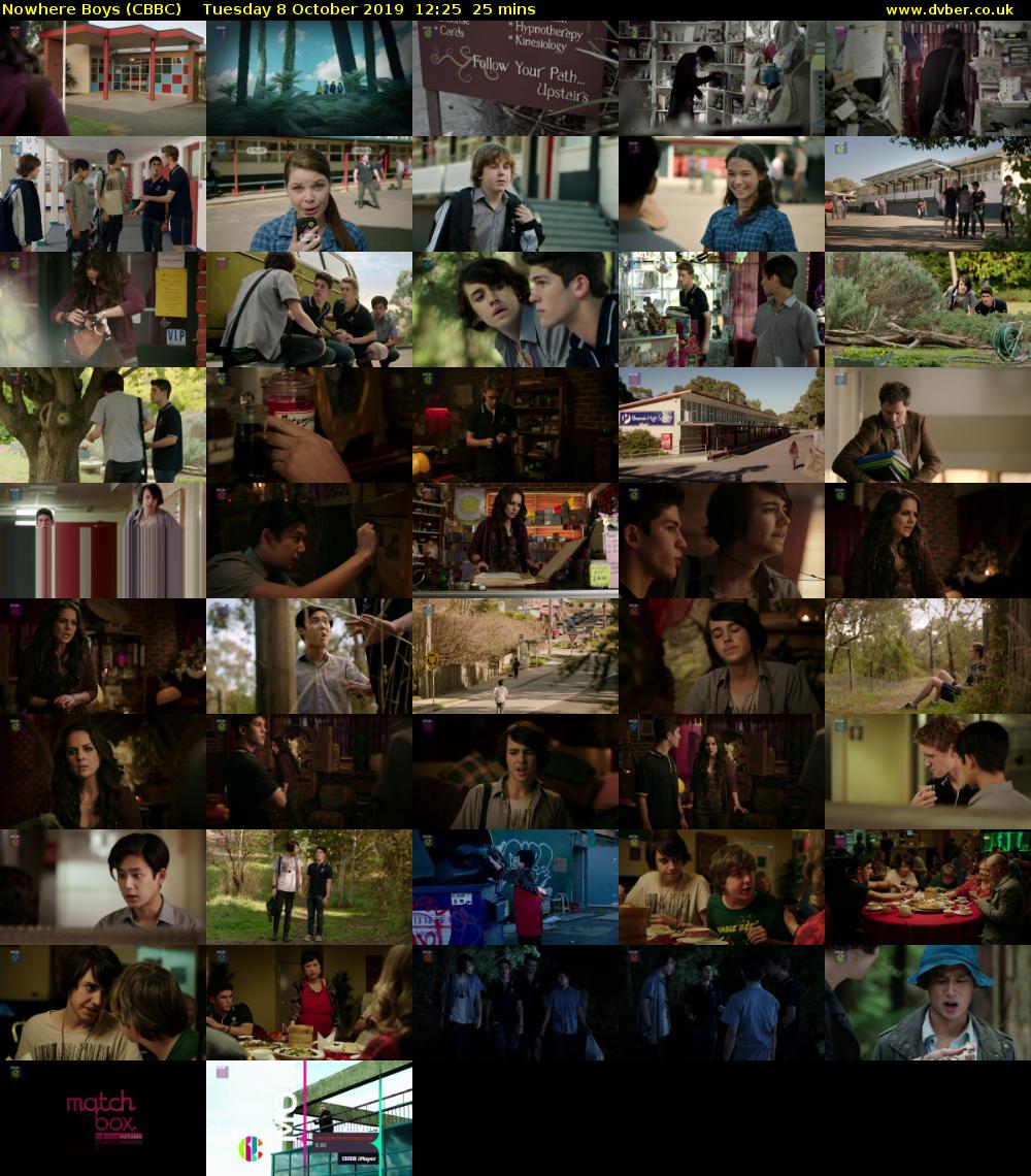 Nowhere Boys (CBBC) Tuesday 8 October 2019 12:25 - 12:50