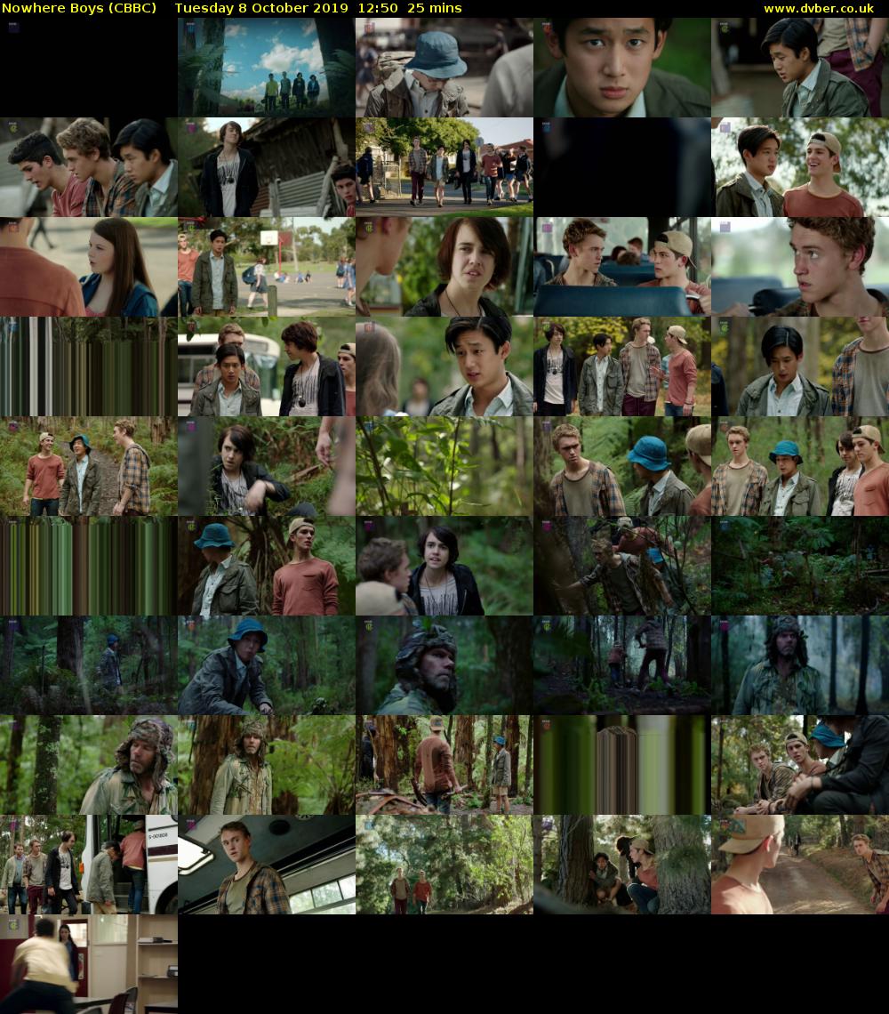 Nowhere Boys (CBBC) Tuesday 8 October 2019 12:50 - 13:15