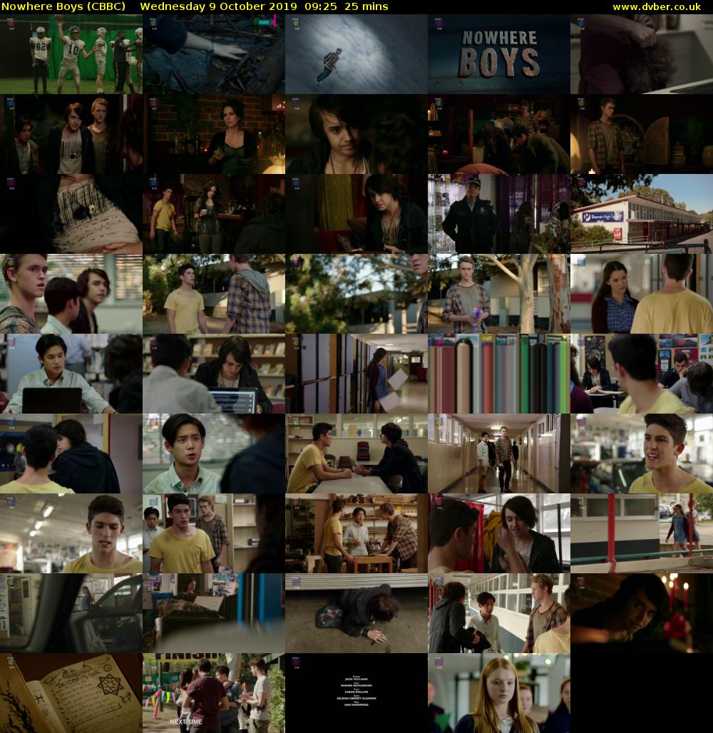 Nowhere Boys (CBBC) Wednesday 9 October 2019 09:25 - 09:50