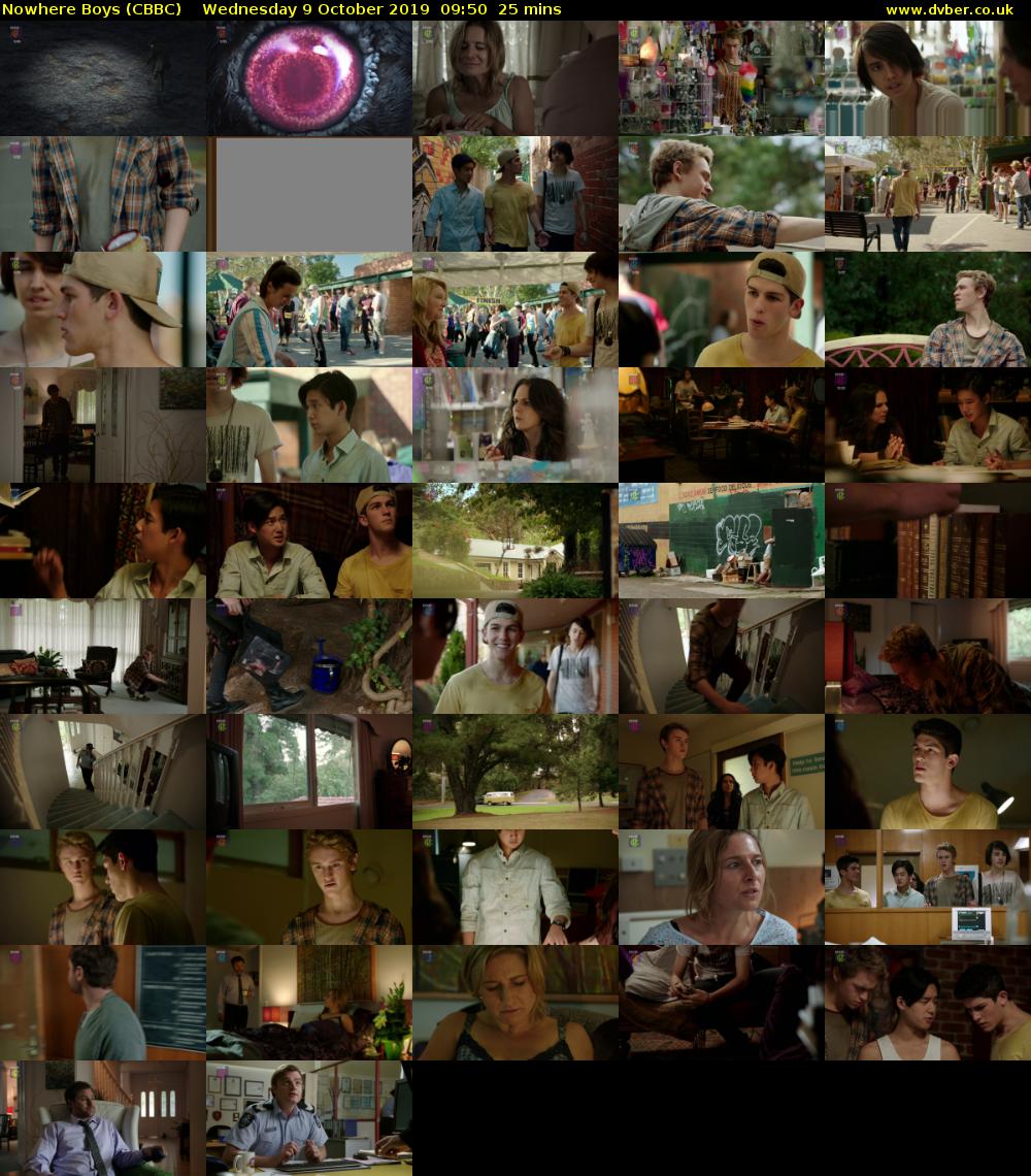 Nowhere Boys (CBBC) Wednesday 9 October 2019 09:50 - 10:15
