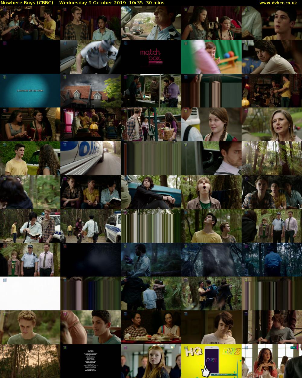 Nowhere Boys (CBBC) Wednesday 9 October 2019 10:35 - 11:05