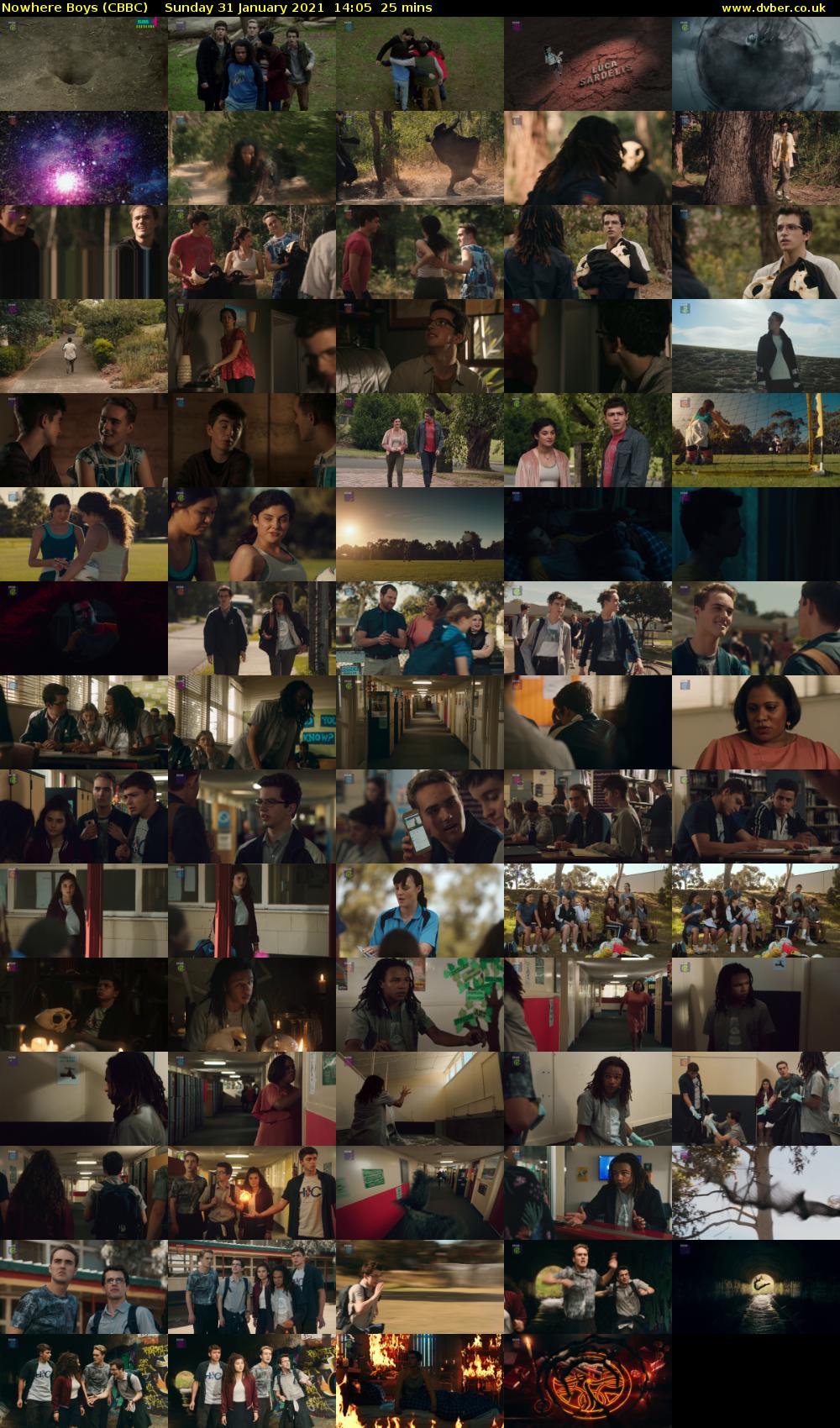 Nowhere Boys (CBBC) Sunday 31 January 2021 14:05 - 14:30