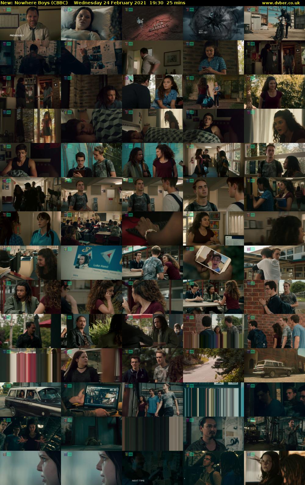 Nowhere Boys (CBBC) Wednesday 24 February 2021 19:30 - 19:55