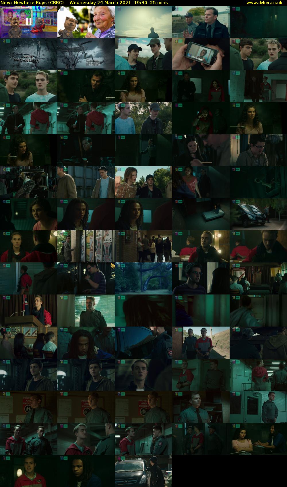 Nowhere Boys (CBBC) Wednesday 24 March 2021 19:30 - 19:55