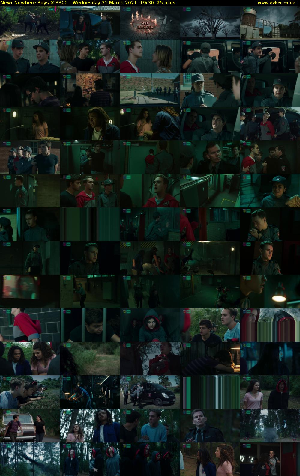 Nowhere Boys (CBBC) Wednesday 31 March 2021 19:30 - 19:55