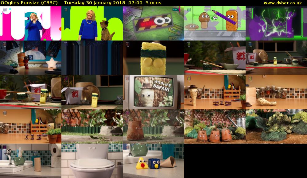 OOglies Funsize (CBBC) Tuesday 30 January 2018 07:00 - 07:05