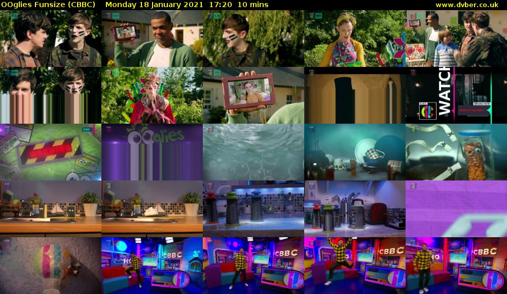 OOglies Funsize (CBBC) Monday 18 January 2021 17:20 - 17:30
