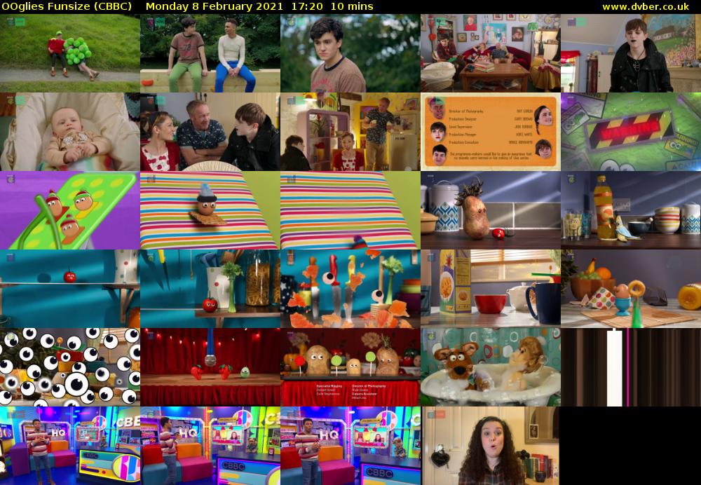 OOglies Funsize (CBBC) Monday 8 February 2021 17:20 - 17:30