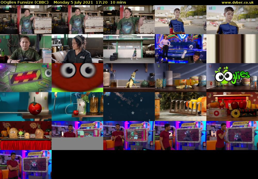 OOglies Funsize (CBBC) Monday 5 July 2021 17:20 - 17:30