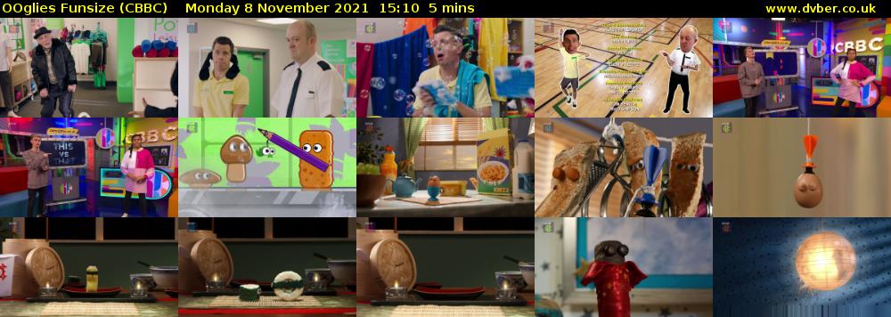 OOglies Funsize (CBBC) Monday 8 November 2021 15:10 - 15:15