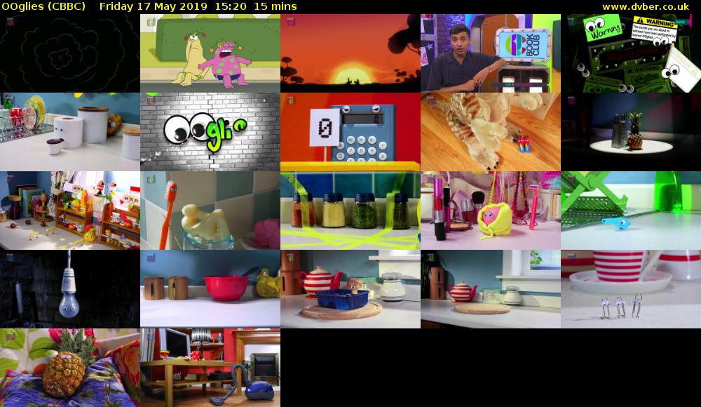 OOglies (CBBC) Friday 17 May 2019 15:20 - 15:35