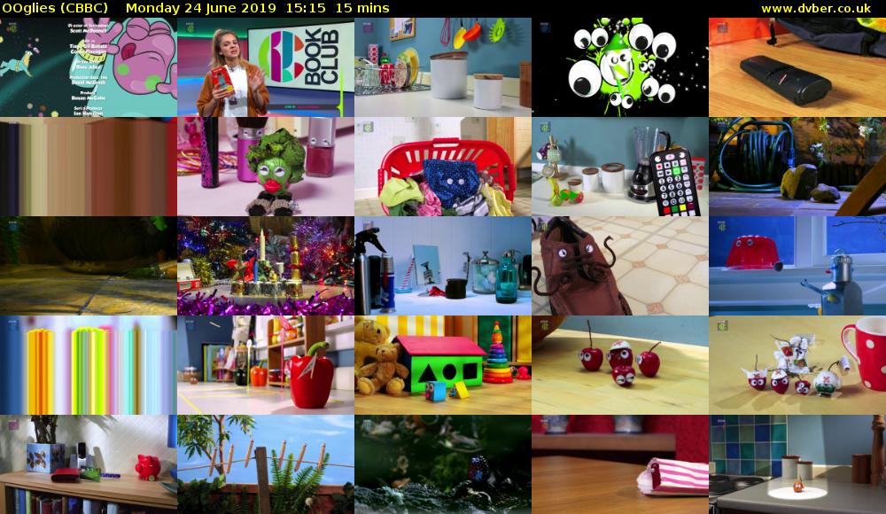 OOglies (CBBC) Monday 24 June 2019 15:15 - 15:30