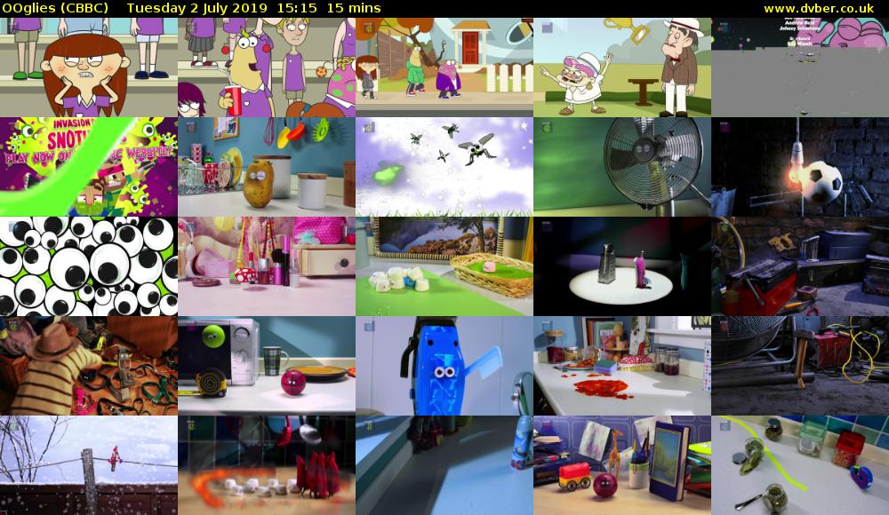OOglies (CBBC) Tuesday 2 July 2019 15:15 - 15:30