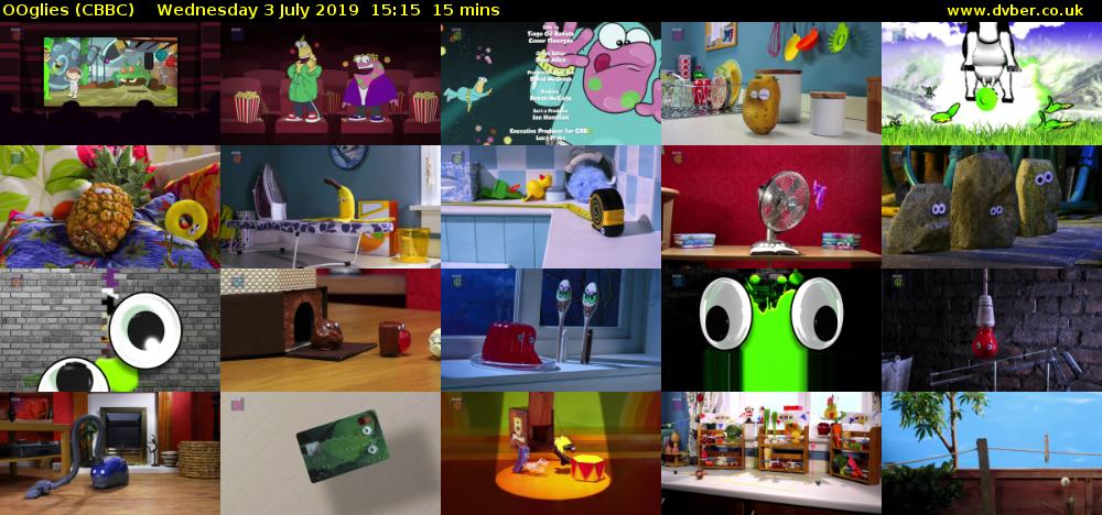 OOglies (CBBC) Wednesday 3 July 2019 15:15 - 15:30