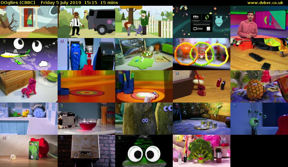 OOglies (CBBC) Friday 5 July 2019 15:15 - 15:30