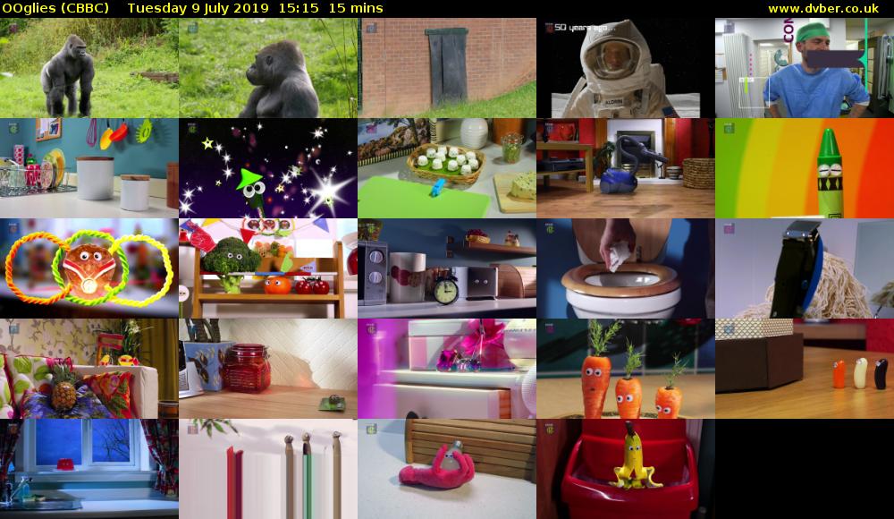 OOglies (CBBC) Tuesday 9 July 2019 15:15 - 15:30