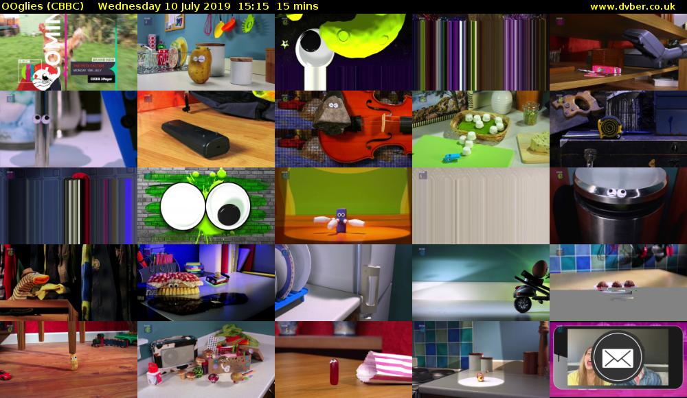 OOglies (CBBC) Wednesday 10 July 2019 15:15 - 15:30