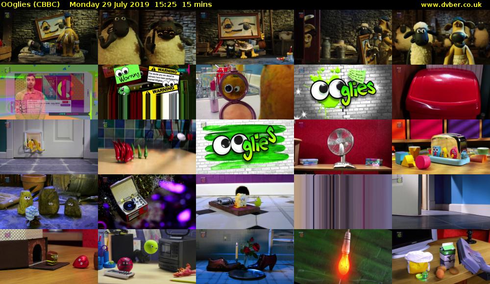 OOglies (CBBC) Monday 29 July 2019 15:25 - 15:40