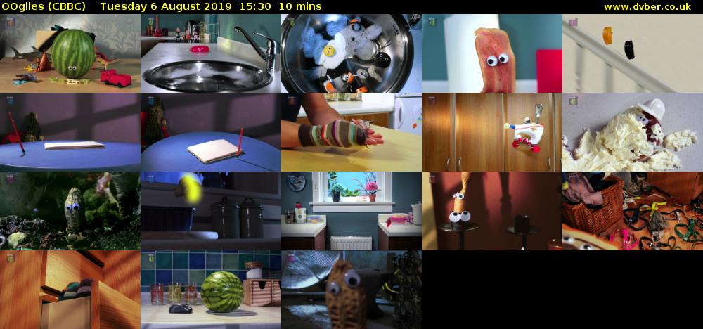 OOglies (CBBC) Tuesday 6 August 2019 15:30 - 15:40